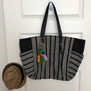 NWT Tribal, Boho, Woven Beach Tote